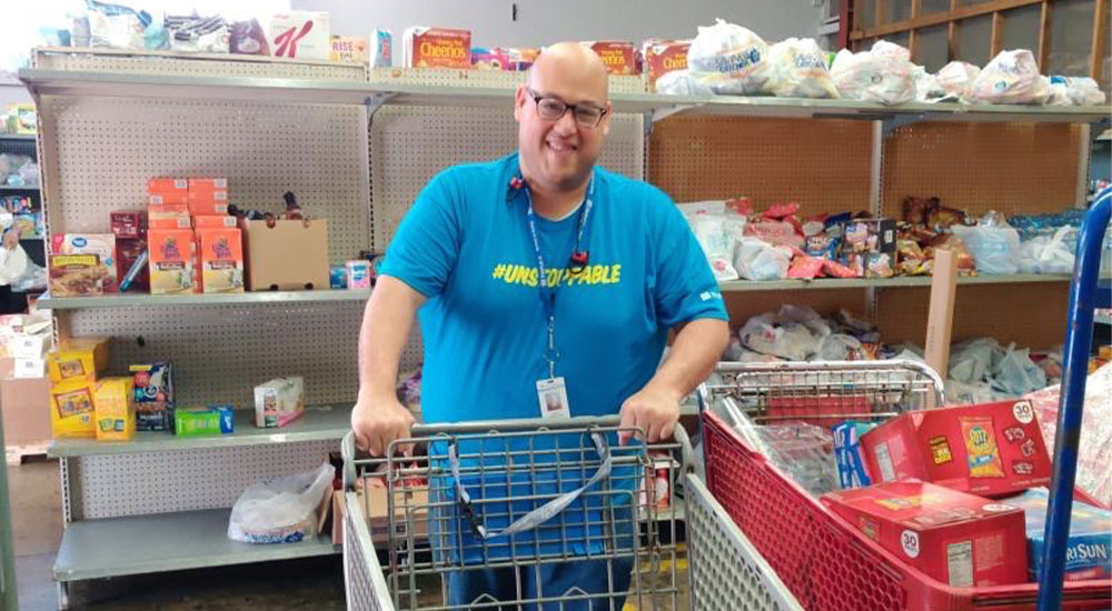 Volunteers help mitigate food insecurity