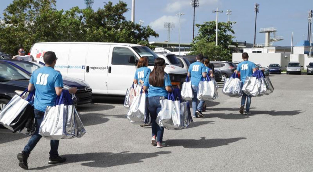 Our people supporting the south for emotional and medical aid, provisions and entertainment