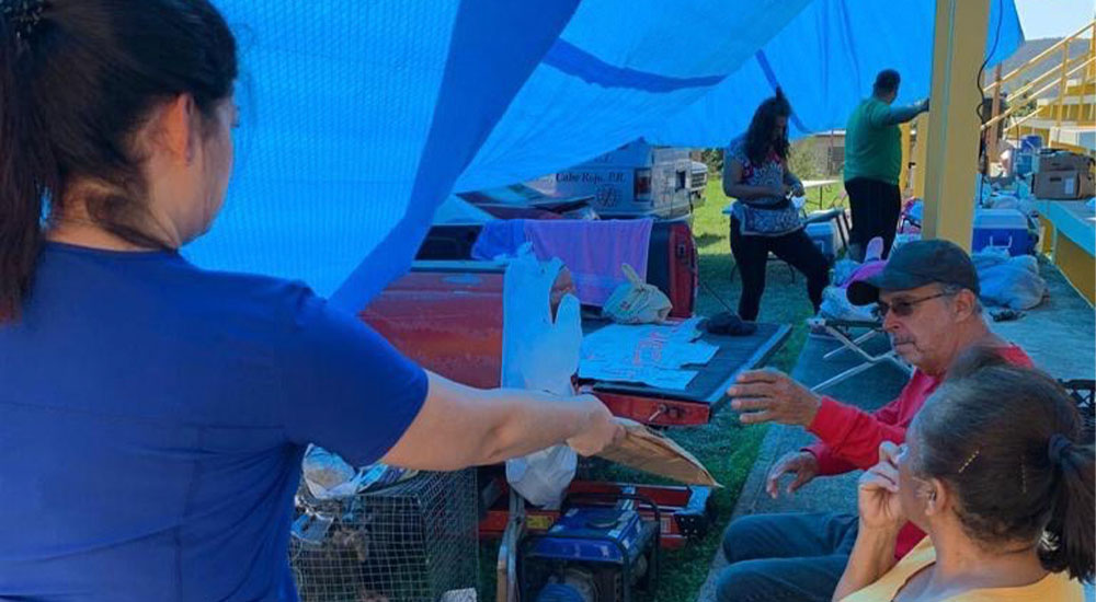 Our people supporting the south for emotional and medical aid, provisions and entertainment