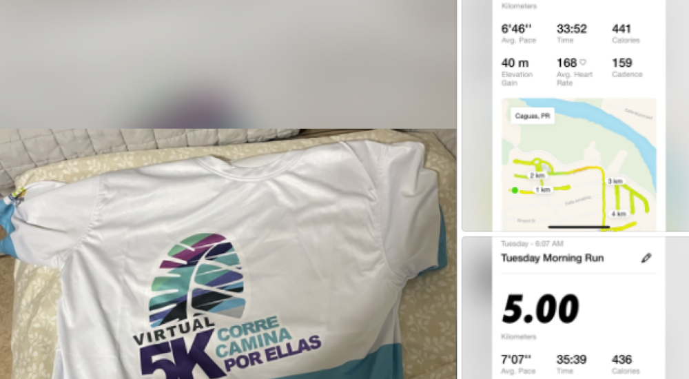 Virtual 5K:  Run or Walk for Them