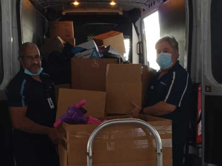 A $20,000 donation for emergency relief